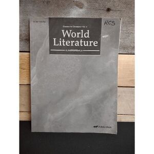 A Beka World Literature Classics for Christians Vol. 4 Test/Quiz Key # 76295006